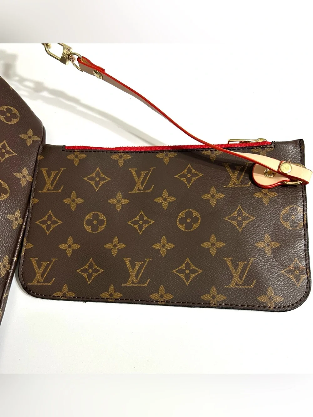 Large Tote Monogram Bag with Wristlet